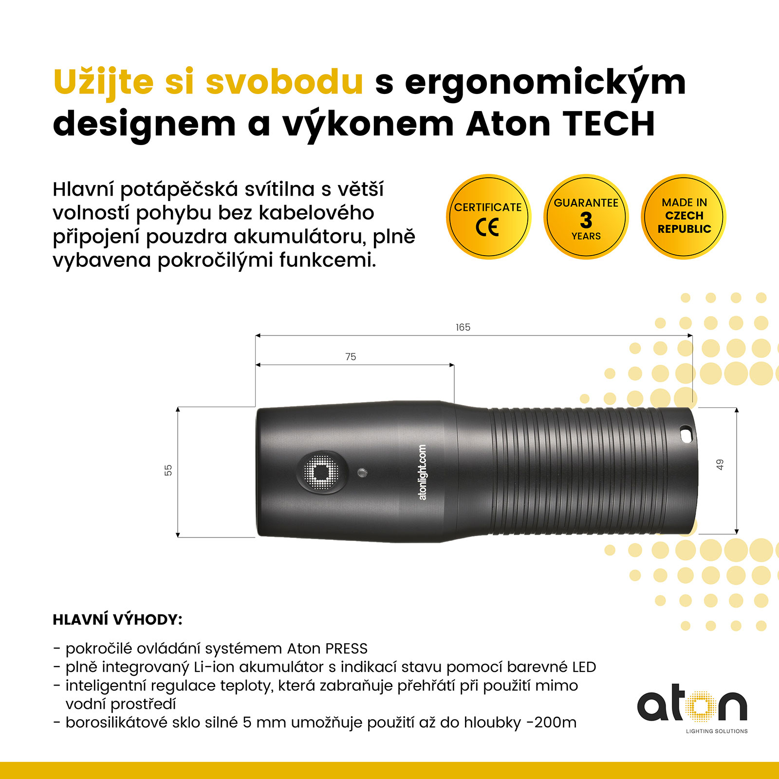 Aton Tech Photo/Video, HD Battery-pack