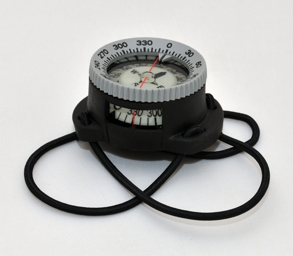 Kompass 30° s držákem - šedý